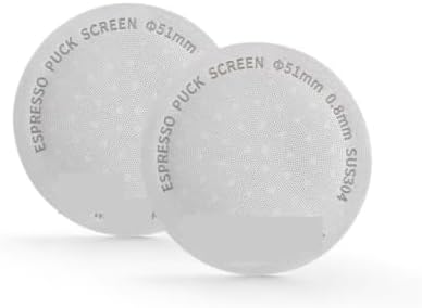 Coating Espresso Puck Screen 51/53/58.5mm Reusable Metal Filter 0.8mm Thickness Lower Shower Screen(2pcs 51mm) - Image 2