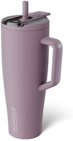 BrüMate Era Flip 40oz Tumbler with 100% Leakproof Covered Straw Lid | Hygienic Covered Straw | Insulated Stainless Steel Water Bottle with Handle | Cup Holder Friendly | BPA-Free (Lilac Dusk) by Br%C3%BCMate