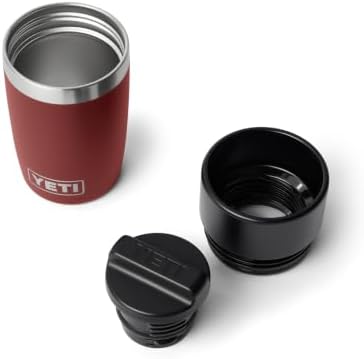 YETI Rambler 8 oz Travel Bottle, Stainless Steel, Vacuum Insulated with Leakproof Commuter Cap, Stag Red - Image 3