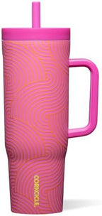 Corkcicle Cruiser Tumbler with Handle & Straw, 40 oz, Solar Circuit by Corkcicle