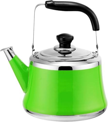 Small Tea Kettle with Infuser, Food Grade Stainless Steel Stovetop Teapot, Whistling Stove Top Kettle Induction Gas Tea Kettle for Gas Hob(9,1L) by Unknown