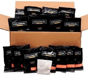 Colonial Coffee Decaf Dark Roast Hotel Filter Packs, 0.5oz, 150 Ct by COLONIALCOFFEEROASTERS
