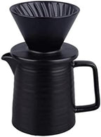 Coffee Filters Coffee Drip Filter Ceramic Coffee Dripper Permanent Pour Over Coffee Maker with Separate Stand for Filte 400ml Pot by Unknown