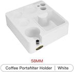 Espresso Tamping Station With Knock Box Coffee Portafilter Holder Stand 51mm 54mm 58mm For Delonghi Breville Barista Accessories - Image 2