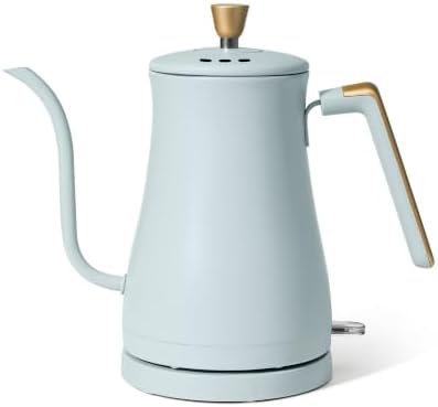 LUGBAR 1-Liter Electric Gooseneck Kettle 1200 W, Drew Barrymore (Hydrangea) by Unknown