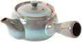 Mino ware Japanese Pottery Teapot Kyusu with Infuser made in Japan (Japan Import) SYK010 (Blue & Brown) by Minoribo