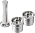 Reusable Coffee Capsules，Coffee Machine Stainless Steel Filling Pods Rich Cream,Compatible With Illy，X7 Y3 Y5(Left) by Unknown