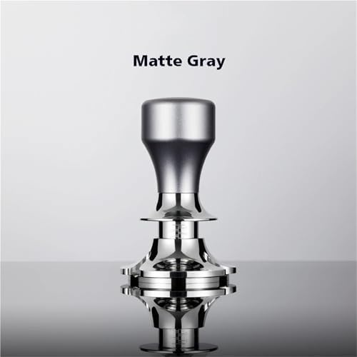 51.6mm Elasticity Adjustable With Scale Lines Stainless Steel Coffee Tamper，Compatible For La Pavoni，replacement Espresso Accessory(Matte gray) - Image 2