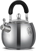 Stainless Steel Stovetop Whistling Tea Kettle 316 - 4L Fast Water Boiler, Whistles When Water Boils by Unknown