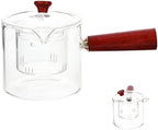 Tea Maker Loose Leaf Tea Pot Enamel Tea Kettle Fruit Japanese Tetsubin Teapot with Infuser China Teapot Side Glass Tea Kettle Household Tea Kettle Dropshipping Office STO, by Unknown