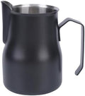 Stainless Steel Latte Art Milk Frothing Pitcher, Pour Spout and Open Handle for Home Espresso and Cafe Counter by Unknown