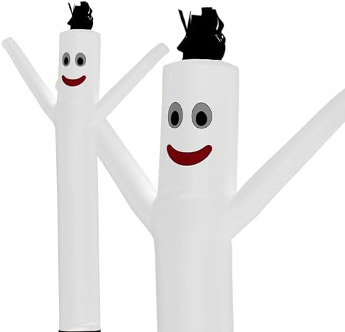 LookOurWay Air Dancers Wacky Waving Inflatable Tube Man Attachment - 7 Feet Tall Advertising Air Dancer Waving Man Inflatable Tube Guy - Blower Not Included - White by LookOurWay