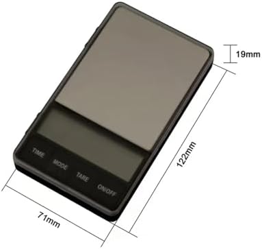 Digital Scale, LCD Digital Timing Coffee Scale, 1Kg/0.1g Pocket Small Household Electronic Gram, Jewelry Multifunctional Weighing - Image 6