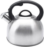 GGC 3L Tea Kettle for Stove Top, Loud Whistling Tea Kettles Water Boiler, Stainless Steel Kettle with Anti-Heat Handle and Simple Touch Button to Control Kettle Outlet by GGCProducts