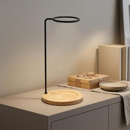 Baoblaze Coffee Stand Metal Upright Wooden Dripper Holder Stable Pour Over Frame Support Organizer Suitable for Personal Use Home Office 28cm - Image 5