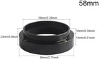 Espresso Dosing Funnel 10 Pcs Coffee Powder Anti-Fly Metering Ring is Suitable for Espresso Grinders (51mm 53mm 58mm)(Black 58MM) - Image 2