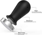 58mm Calibrated Espresso Tamper, Calibrated Coffee Tamper with Spring Loaded Handle Stainless Steel Flat Base, Professional Barista Espresso Hand Tamper - Image 3