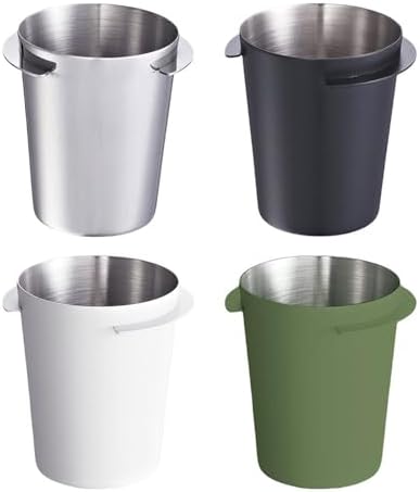 Coffee Dosing Cup 51/53/58mm Espresso Coffee Dosing Cup Reusable Coffee Grinder Powder Cup For Espresso Machine(Black S) - Image 2