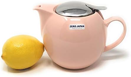 Zero Japan Bee House Round Teapot For One, 24 Oz - Ceramic Tea Pot with Stainless Steel Lid and Infuser, Smooth-Pour Spout, Diswasher and Microwave Safe Tea Pots (Pink) - Image 4