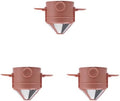 Foldable Portable Coffee Filter Maker Stainless Steel Drip Tea Holder Reusable Paperless Pour Over Dripper(3pcs Brown) by Unknown
