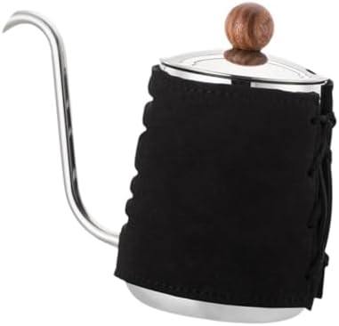 Gooseneck Coffee Kettle Pour Over Kettle Drip Pot Tea Kettle with Handleless Control and Stainless Steel Construction for and Fast Heating, Black - Image 6