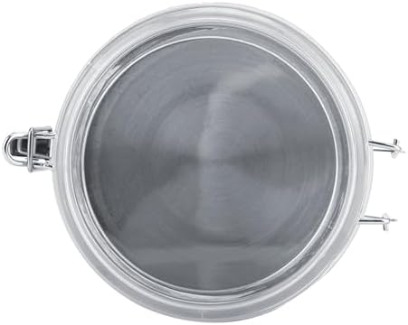 Cocoarm Stainless Steel Coffee Canister, Airtight Vacuum Sealed Storage Container with Clamp Lid, Large, for Coffee Bean Tea Sugar - Image 6