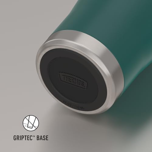THERMOS Icon Series 24oz Stainless Steel Tumbler with Slide Lock Lid, Leakproof, Fits Cupholder, Dishwasher Safe, Griptec™ Non‑Slip Base, Keeps Drinks Hot 6 Hrs/Cold 22 Hrs, Spruce - Image 6