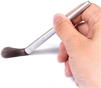 Coffee Machine Cleaning Brush Coffee Grinder Cleaning Brush Small Grinder Brush Coffee Machine Ground Coffee Grounds Brush(Silver) - Image 3