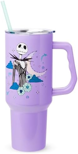 Silver Buffalo Nightmare Before Christmas, Stainless Steel Tumbler, 40oz by SilverBuffalo