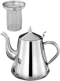 Stainless Steel Coffee Pouring Kettle 2000ml with Long Spout by Zerodeko
