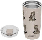 SERENGETI Maine Coon 20 Oz Stainless Steel, Vacuum Insulated Tumbler with Spill Proof Lid - 3D Print - Insulated Travel mug for Hot or Cold Drinks (Maine Coon) - Image 3