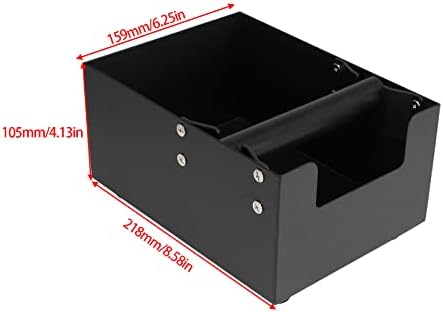 DIBTSA Espresso Knock Box,Coffee Grounds Pucks Knock Box with Removable Rubber Knock Bar and Non-Slip Base (Matte Black) - Image 2
