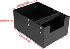 DIBTSA Espresso Knock Box,Coffee Grounds Pucks Knock Box with Removable Rubber Knock Bar and Non-Slip Base (Matte Black) - Image 2