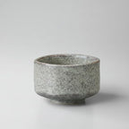 Ceramic Matcha Tea Bowl Authentic Japanese Tea Ceremony Pottery, Mino Ware Made in Japan (Marble Grey) - Image 3