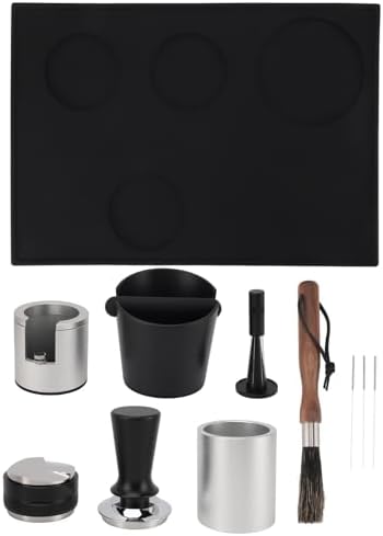 Coffee Knock Box with Silicone Tamper Mat for 53mm Portafilter - Image 6