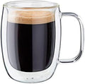 ZWILLING Sorrento Plus 2-pc Double-Wall Espresso Glass Mug Set, 4.5-oz, 134ml by Zwilling