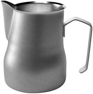 350/500ml Stainless Steel Milk Frothing Pitcher Coffee Barista Frother Pitcher Espresso Steaming Frother Latte Cup Milk Jug(grey 500ml) by Unknown