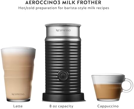 De'Longhi Nespresso Vertuo Plus Coffee and Espresso Maker by De'Longhi, Grey with Aeroccino Milk Frother - Image 4