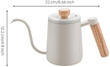 Resistant Gooseneck Kettle, White, 350ML - Image 4