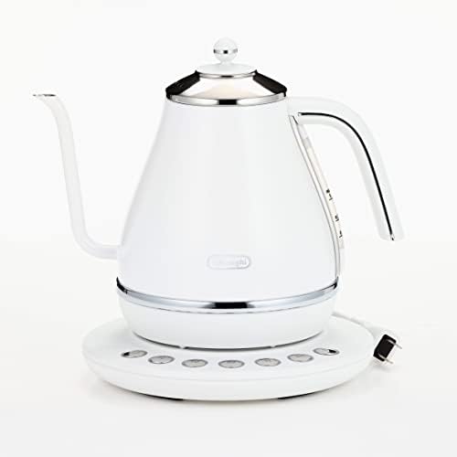 DeLonghi KBOE1230J-W Electric Cafe Kettle with Temperature Setting Function, 1.0 L (1.0 L) White - Image 7