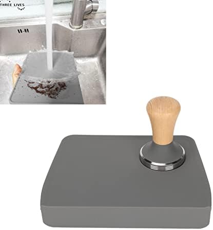 Silicone Coffee Tamp Mat with Tamper, Durable Non Slip, Premium for Espresso Machine Barista and Home Use (58mm / 2.28in Tamper) - Image 7