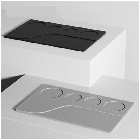 Tamping Mat Silicone Espresso Tamper Mat For Yu-series Storage Pad Professional Home Barista Tool Coffee Accessories(Black Slotless) - Image 3