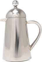 La Cafetière Havana Stainless Steel Double Walled Cafetière, Eight Cup, Gift Boxed, Silver by La+Cafeti%C3%A8re