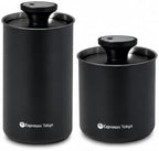 Espresso Tokyo Coffee Canister Pro Vacuum Airtight Coffee Bean Storage Container Light Proof Stainless Steel Made in Japan by Unknown