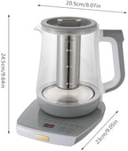 Electric Tea Kettle, Tea Water Boiler, Electric Glass Kettle with Tea Infuser and Temperature Control For Tea Water Boiler - Image 3