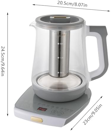 Electric Tea Kettle, Tea Water Boiler, Electric Glass Kettle with Tea Infuser and Temperature Control For Tea Water Boiler - Image 3