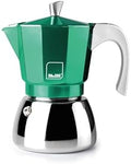 IBILI - Elba Green espresso machine, 12 cups, 600 ml, cast aluminium, stainless steel base, suitable for induction by IBILI