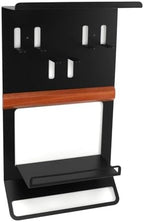 Coffee Portafilter Organizer Rack | Multifunctional Storage for Portafilters/Mugs/Tools | Iron & Composite Wood Wall Mount Holder - Image 6