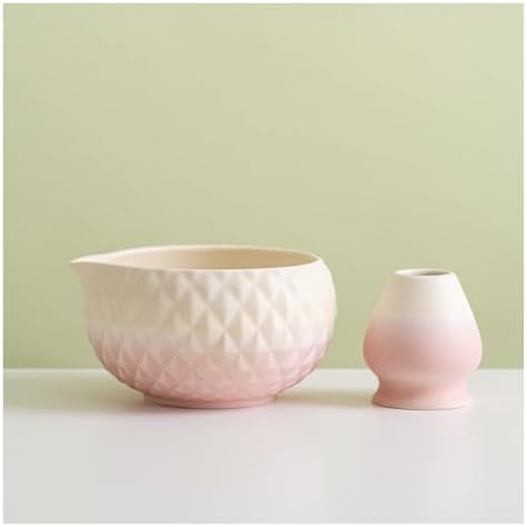 8pcs Matcha Tea Set Kiln-Changed Ceramic Bowl With Spout Whisk Tea-Making Tool(008) - Image 3