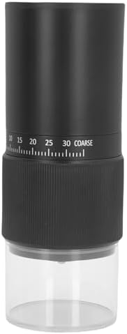 Generic Portable Adjustable Ceramic Conical Burr Electric Coffee Grinder for Home Office Travel for French Press Cold Brew USB Charging - Image 3